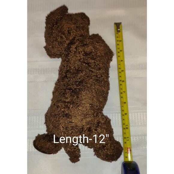 TY Flopper Plush Brown Dog Puppy Toy Chocolate Lab Stuffed Animal 2001 12" - Picture 10 of 11